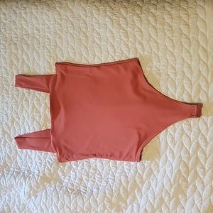 A&F Double-Layered Seamless Fabric Squareneck Bodysuit